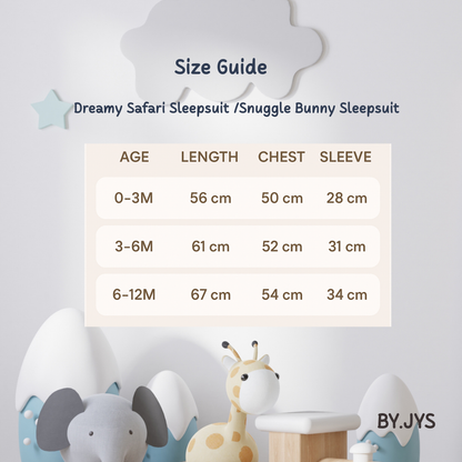 Dreamy Safari / Snuggle Bunny Sleep Suits image 8