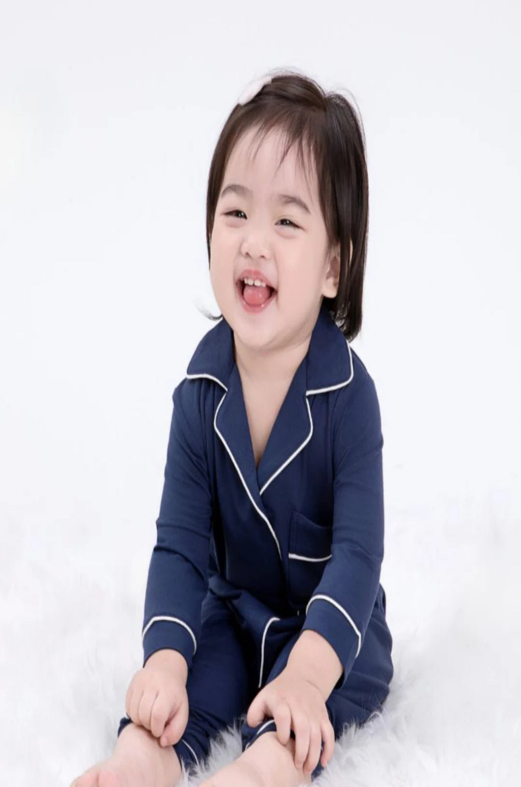 Midnight Calm Long Set – Midnight Blue Bamboo (S-XL) Signature Family Version 1