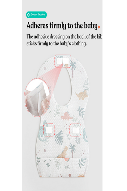 Infant Disposable/ Travel feeding bib waterproof. image 6