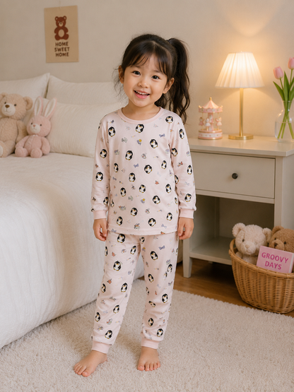 Pink Penguin Pyjamas