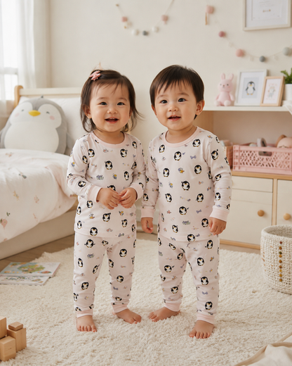 Pink Penguin Pyjamas