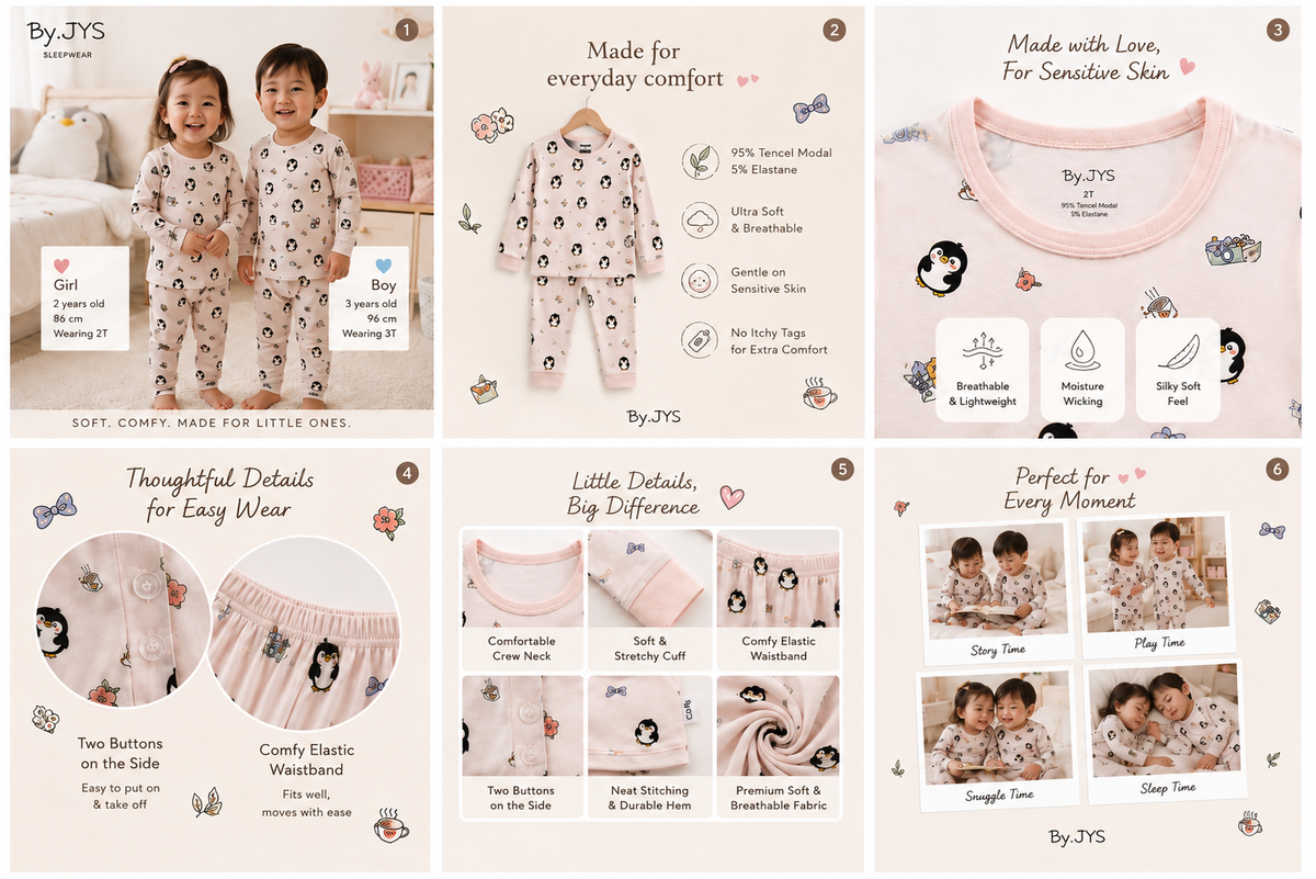 Vintage Balloon Pyjamas