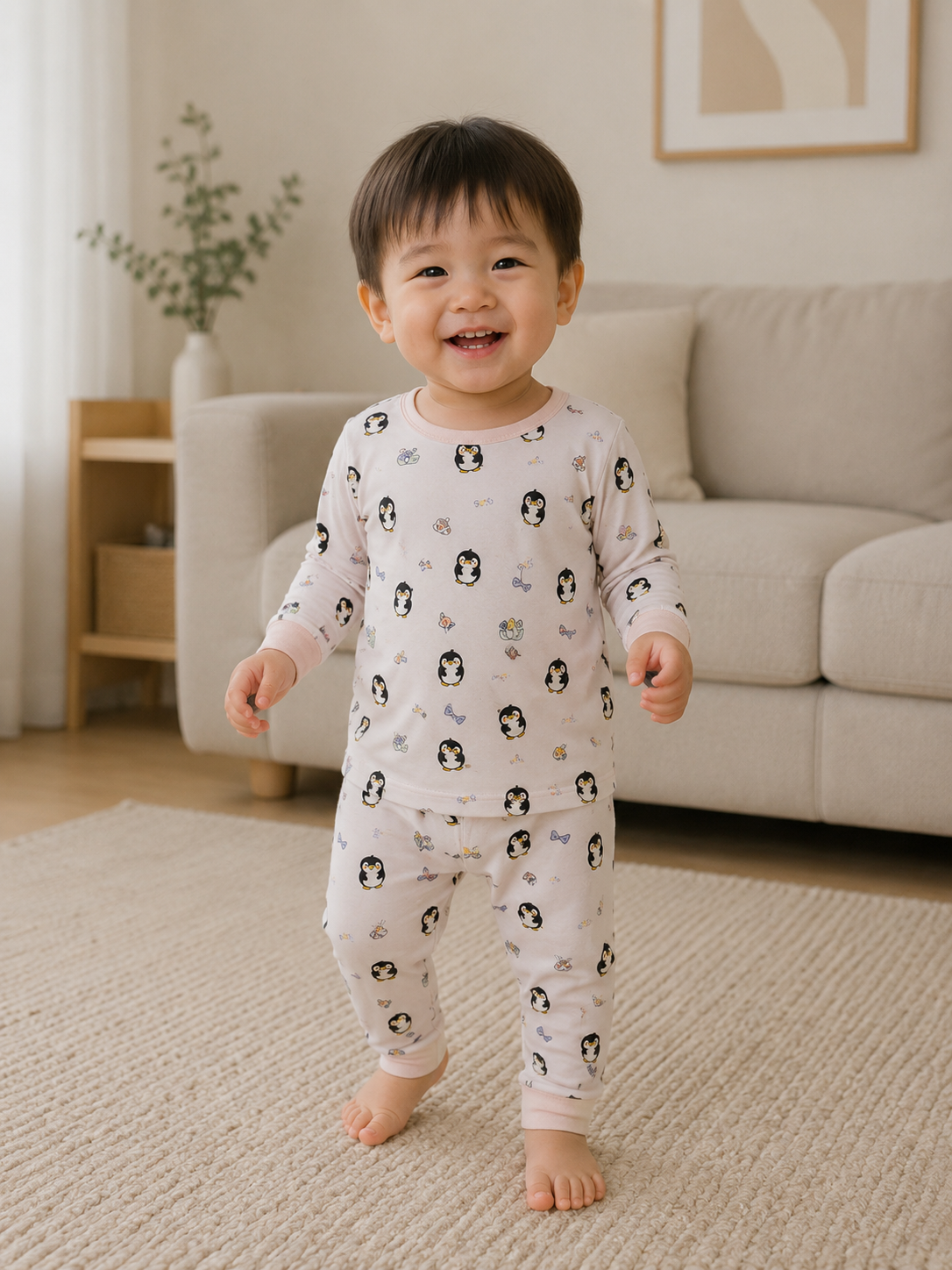 Pink Penguin Pyjamas