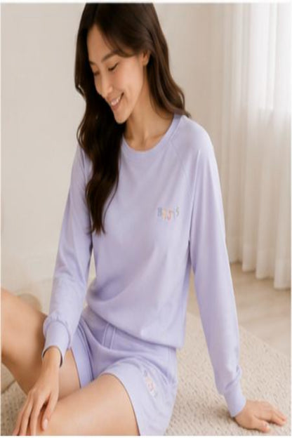 Lavender Premium Cotton Lounge Set