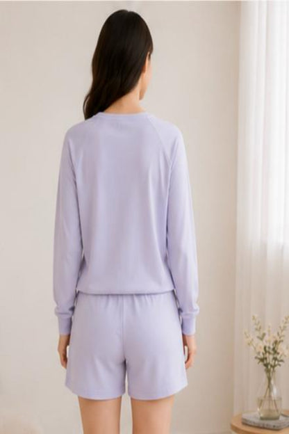Lavender Premium Cotton Lounge Set