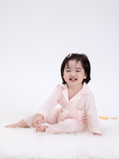 Signature No-Fuss Pyjamas –  Blush Pink (TENCEL™)