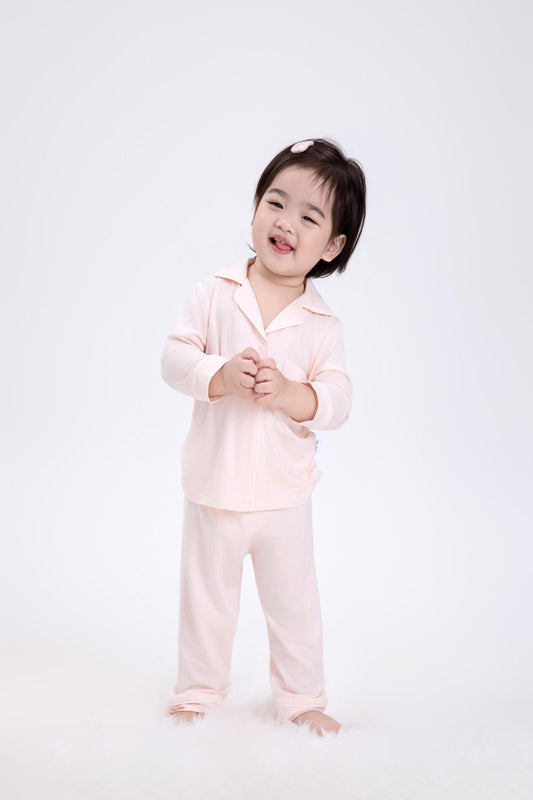 Signature No-Fuss Pyjamas –  Blush Pink (TENCEL™)