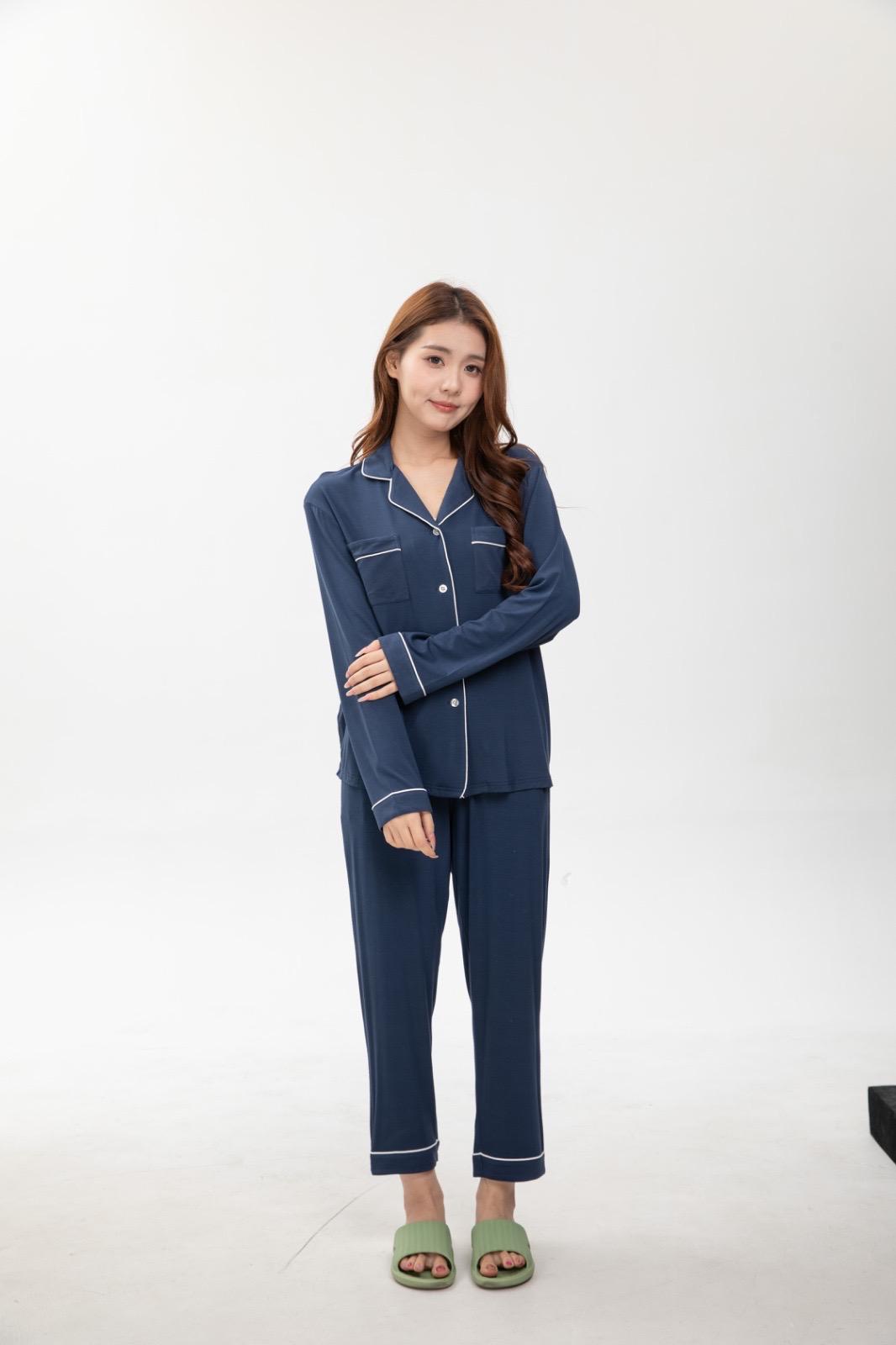 Signature Gentle Sleep Set  - Midnight Blue (Bamboo)