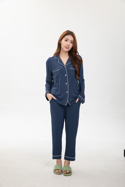 Signature Gentle Sleep Set  - Midnight Blue (Bamboo)
