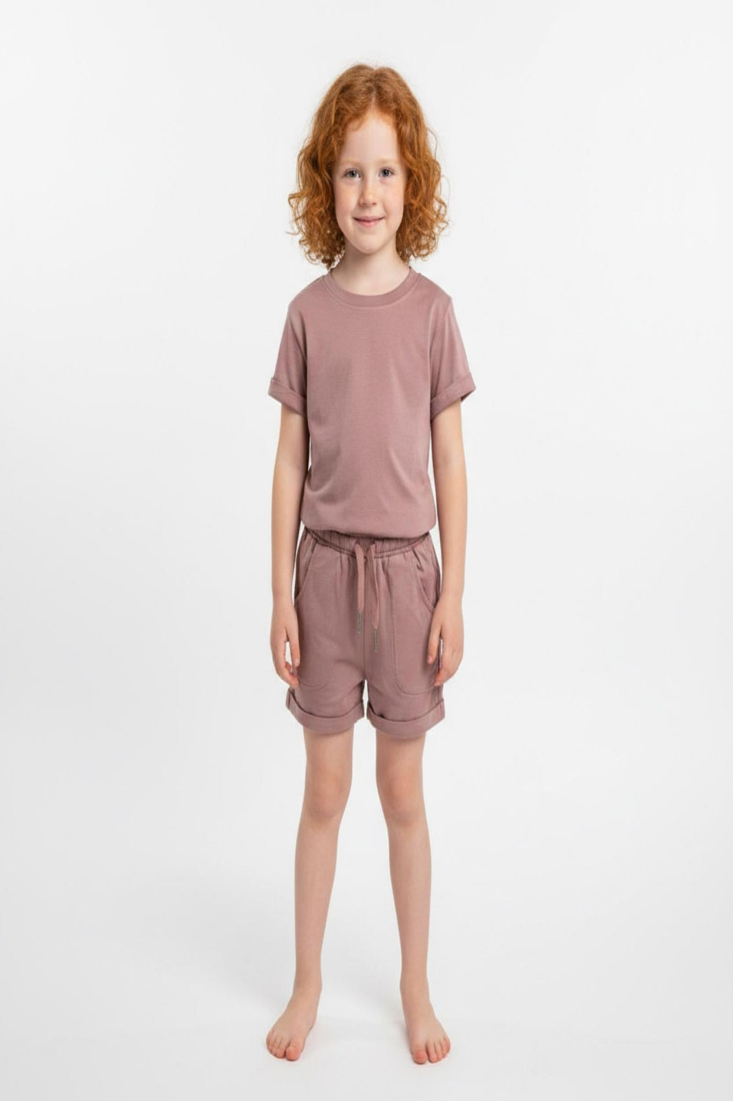 Signature Gentle Ease Short Set – Dusty Rose BAMBOO