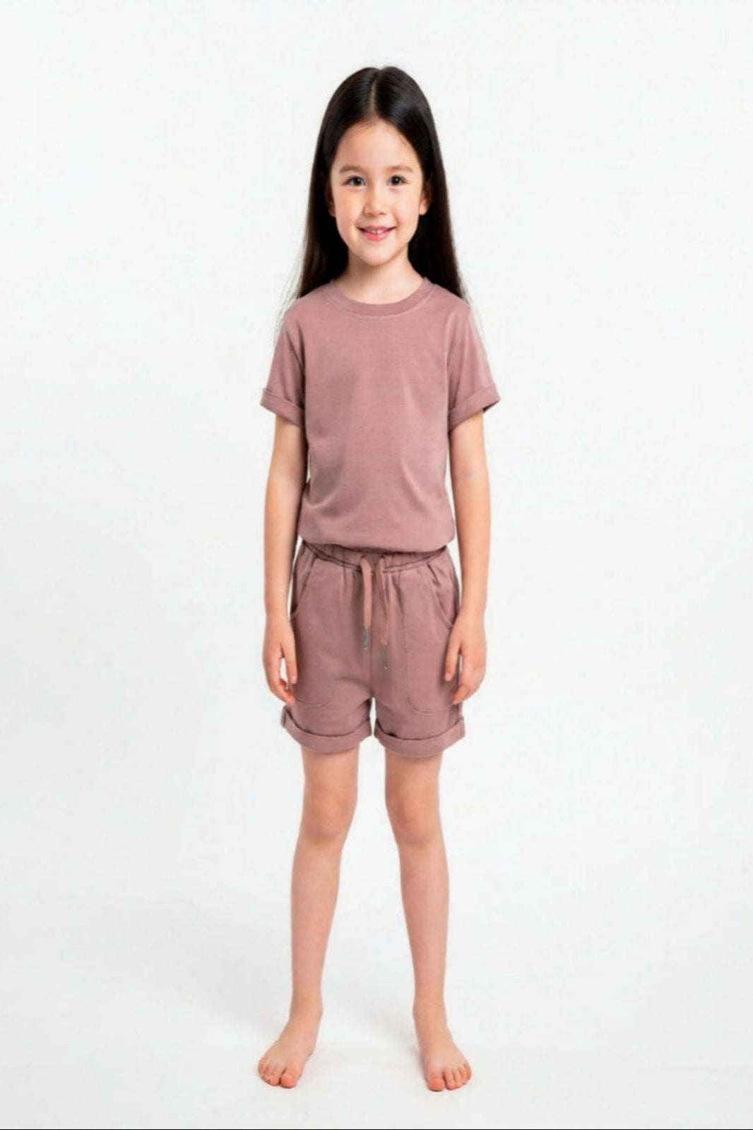 Signature Gentle Ease Short Set – Dusty Rose BAMBOO