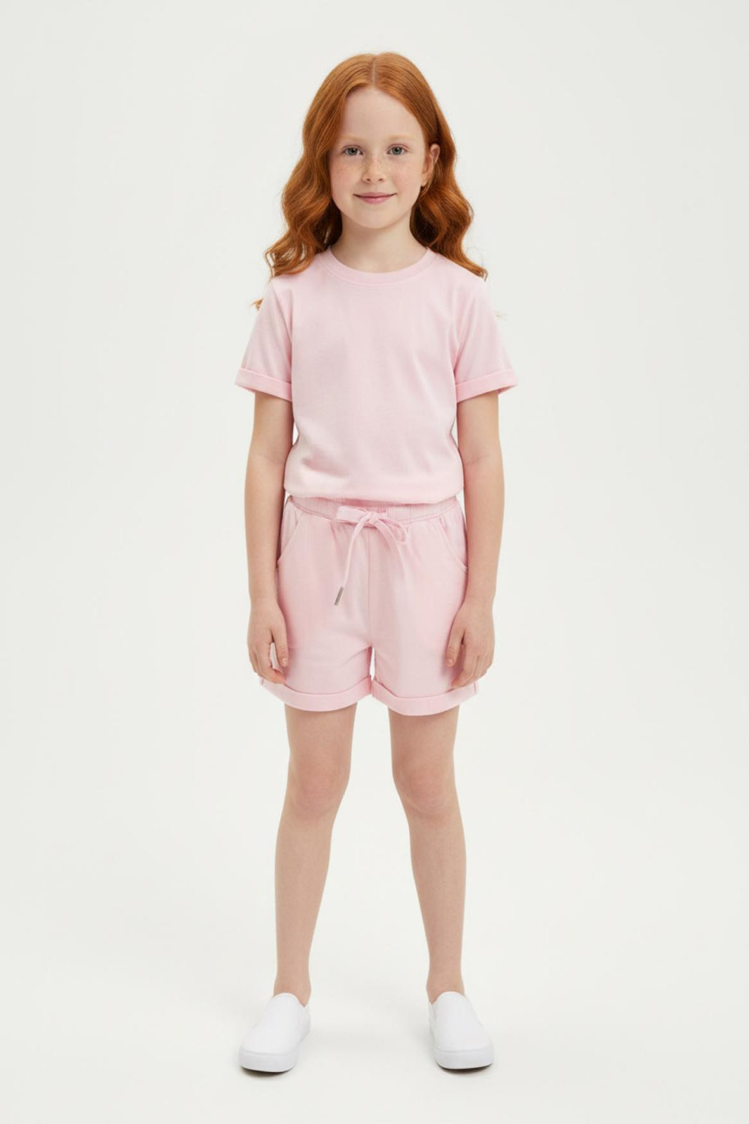 Signature Gentle Ease Short Set – Ballet Pink BAMBOO
