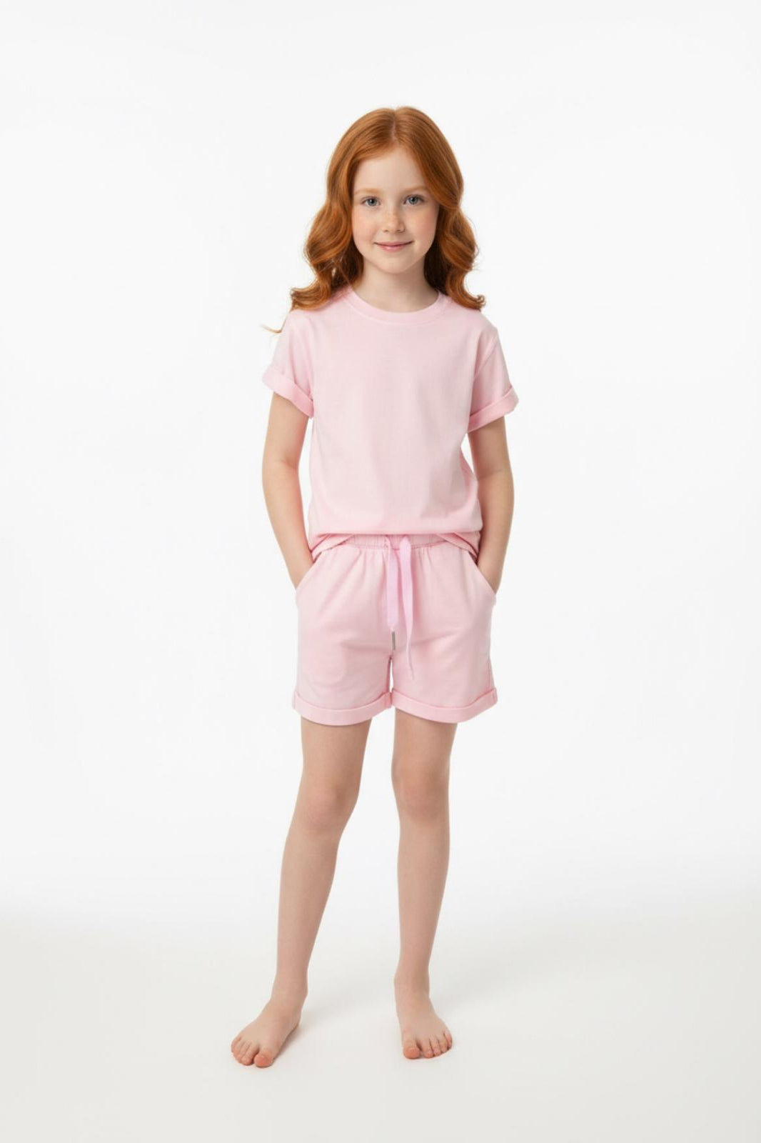 Signature Gentle Ease Short Set – Ballet Pink BAMBOO