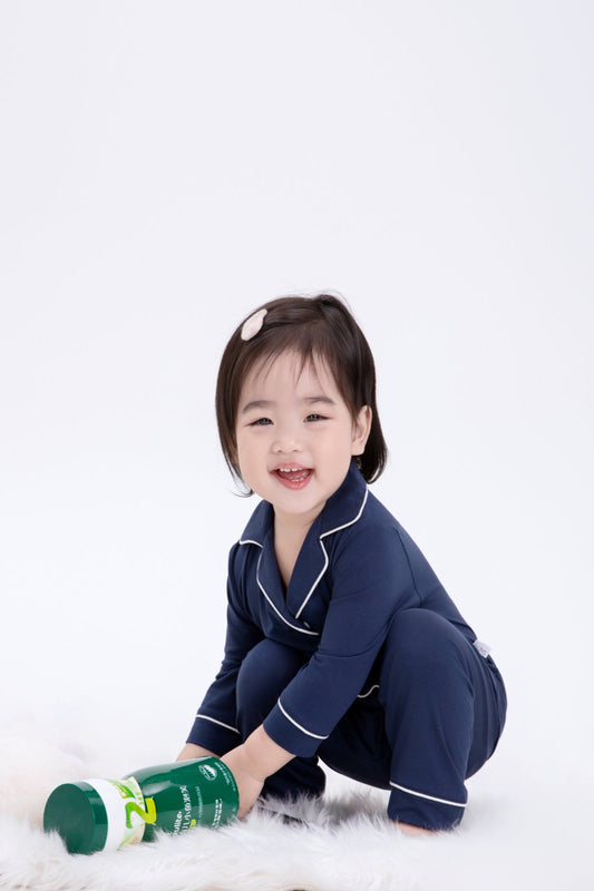 Signature No-Fuss Pyjamas – Midnight Blue (Bamboo)