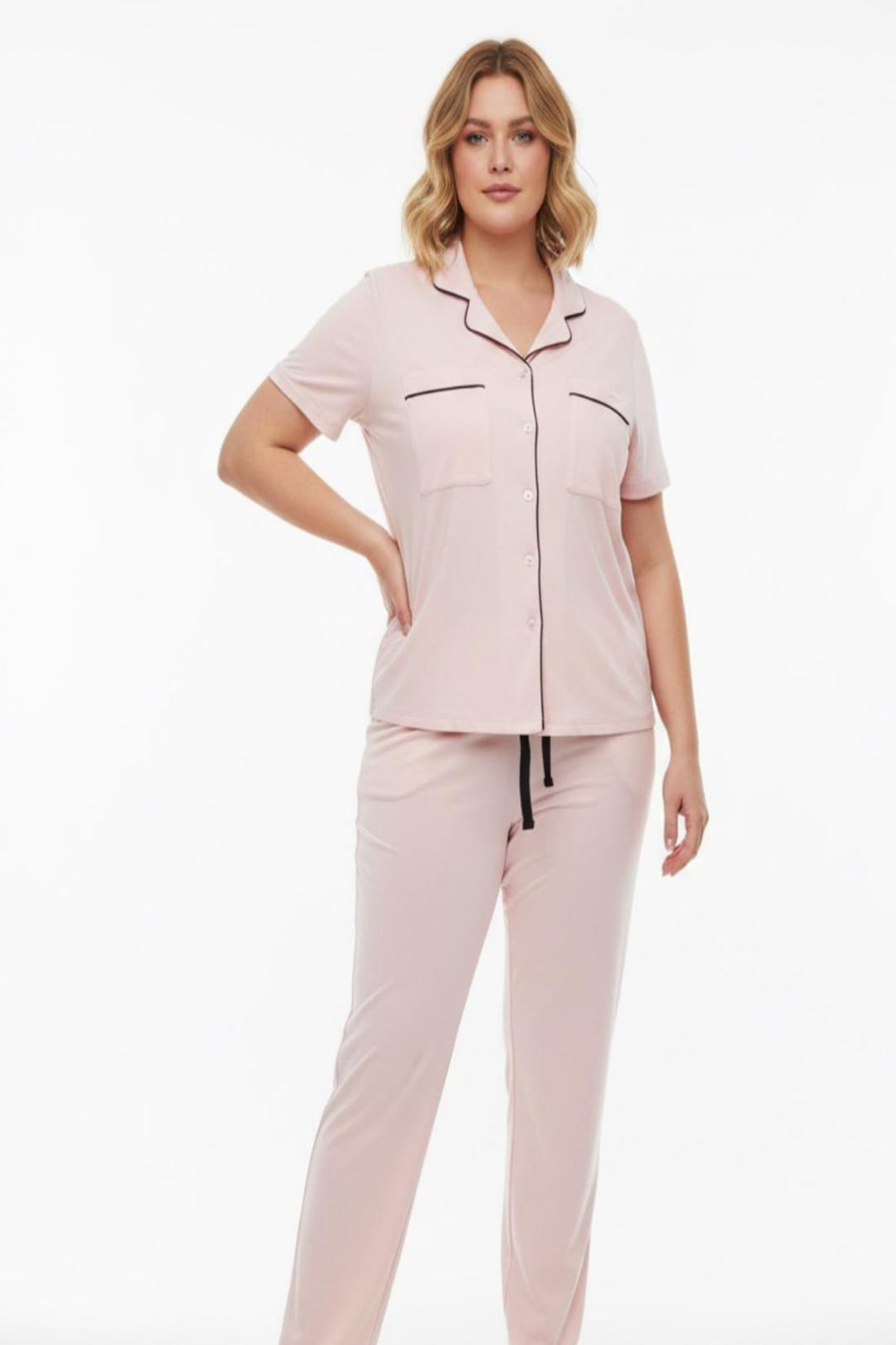 Premium Pink TENCEL™ Cooling Pyjamas – Ultra-Soft Sleep Set for Mums