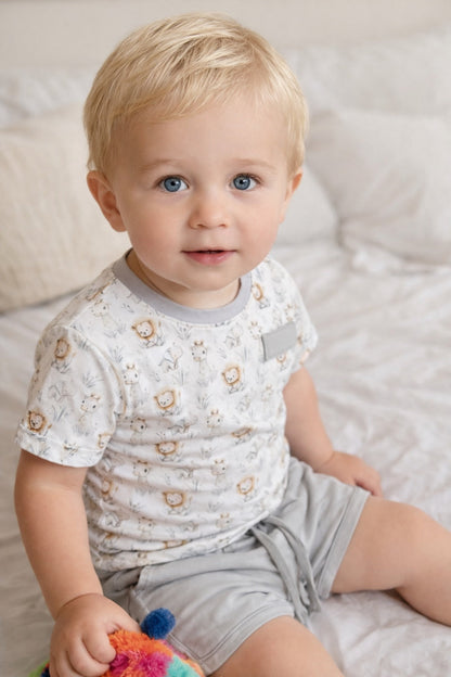 BYS Gentle Kids Lounge Set - Safari Dream (Grey)