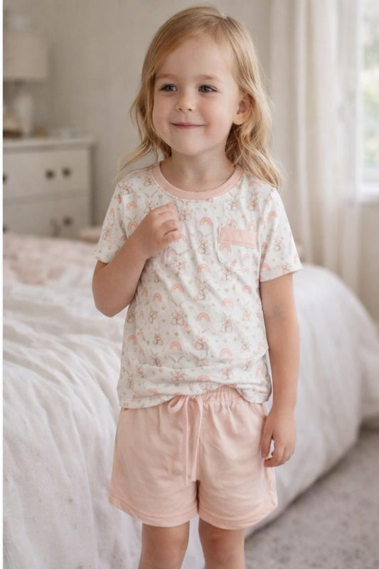 BYS Gentle Kids Lounge Set - Bunny Dream (Pink)