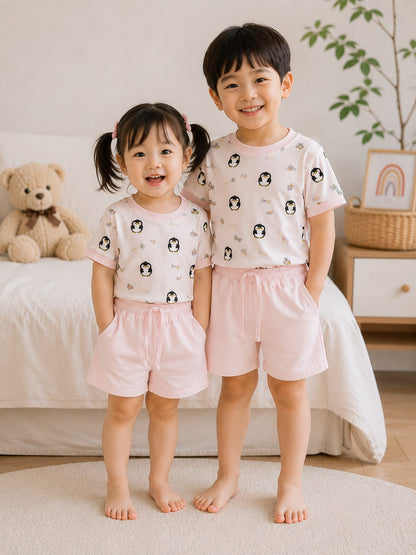 Penguin Garden Baby Lounge Set - TENCEL™