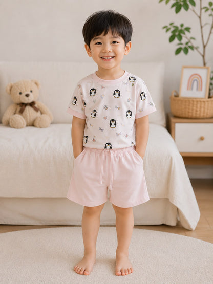 Penguin Garden Baby Lounge Set - TENCEL™