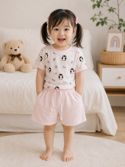 Penguin Garden Baby Lounge Set - TENCEL™